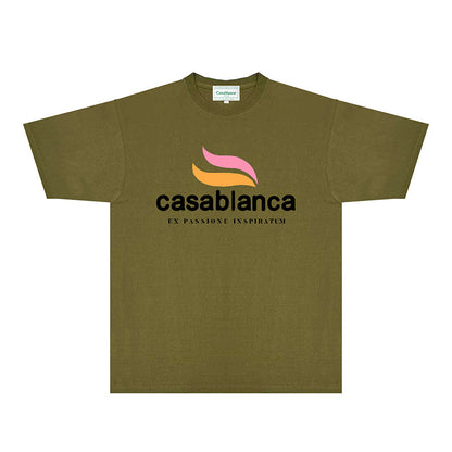 Casablanca T Shirts Fashion Print Street