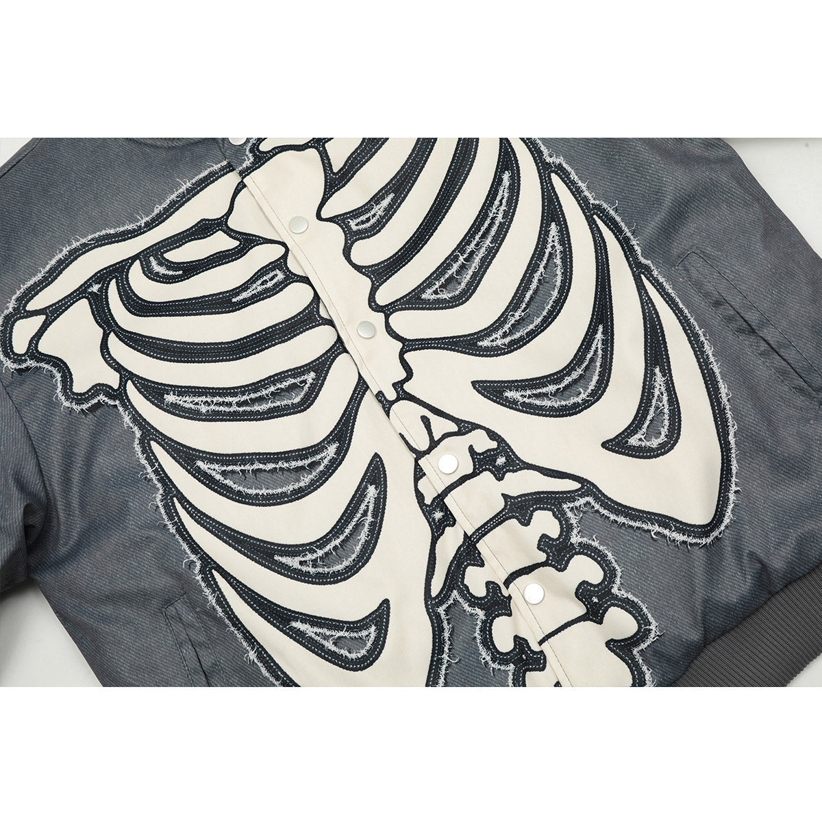 Unisex Baseball Jersey Saint Michael Skeleton Pattern Packet