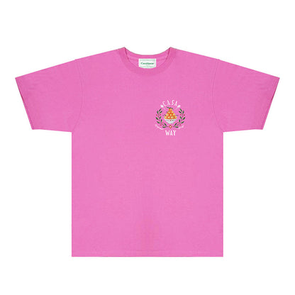 Casablanca T Shirts Fashion Print Street