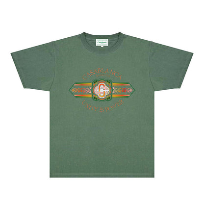 Casablanca T Shirts Fashion Print Street