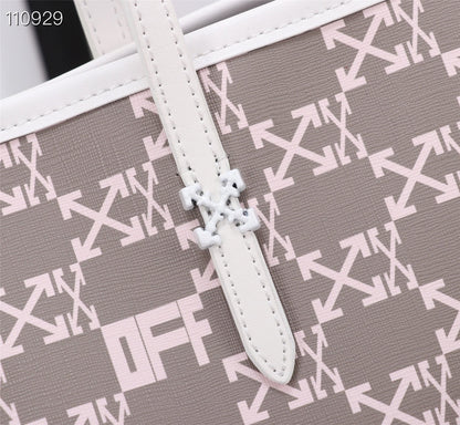 Off White Bag Casual Outdoor Convenient Tote Bag