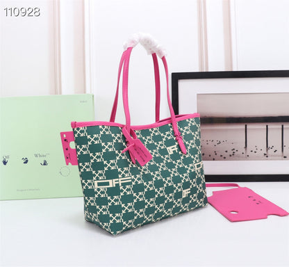 Off White Bag Casual Outdoor Convenient Tote Bag