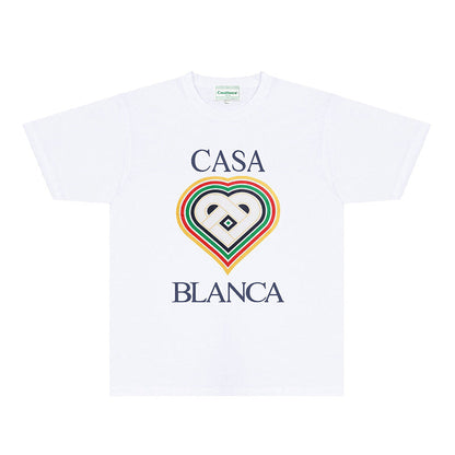 Casablanca T Shirts Fashion Print Street