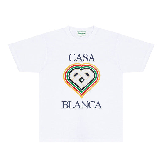 Casablanca T Shirts Fashion Print Street