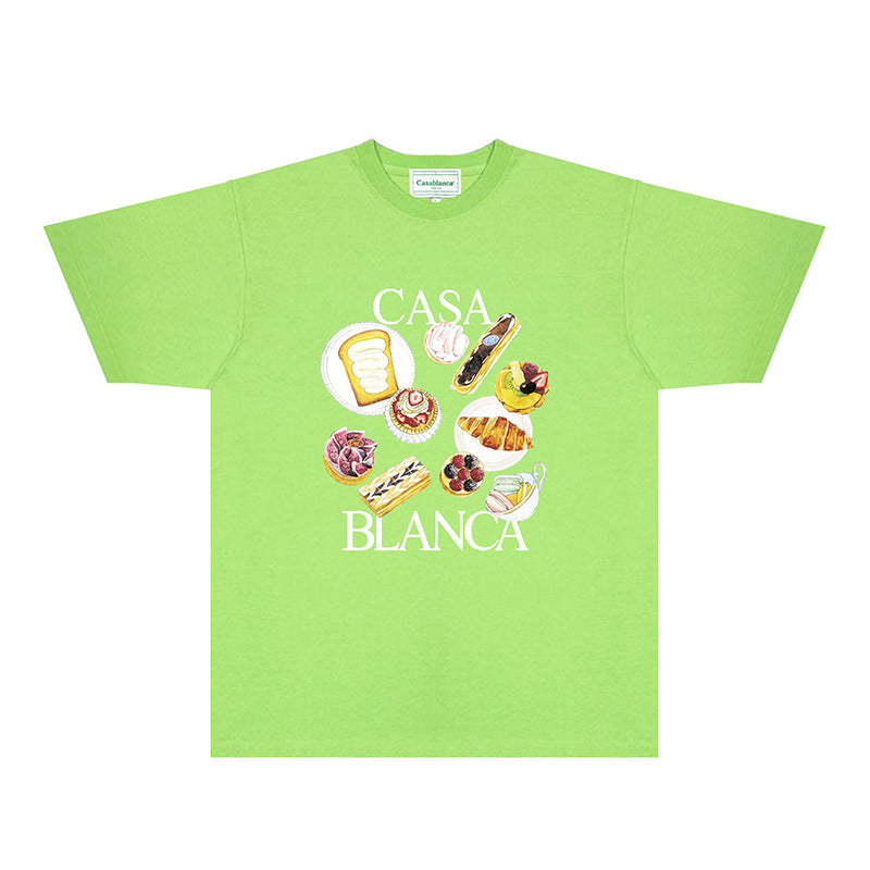 Casablanca T Shirts Fashion Print Street