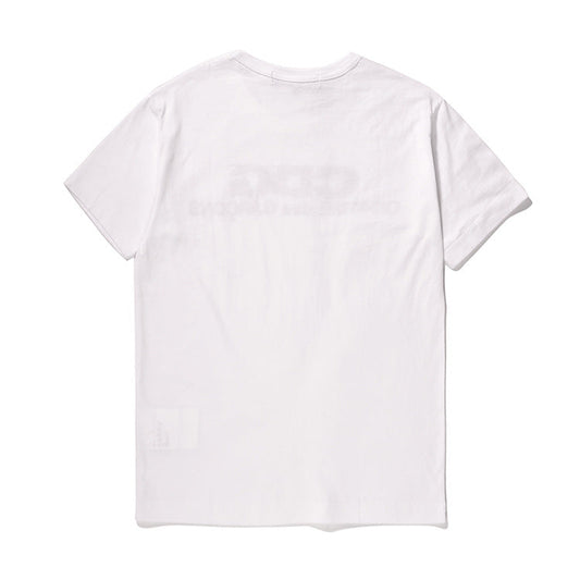 CDG Be Kind T Shirt Heart Lay Peach Heart Unisex Wear Cotton round Neck Love Short Sleeve