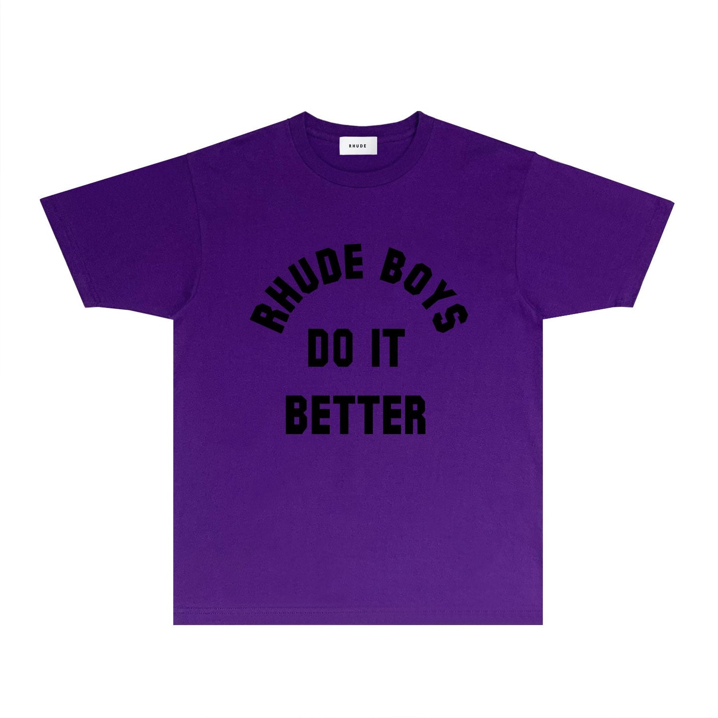 Rhude T Shirts Printed Trendy Pure Cotton