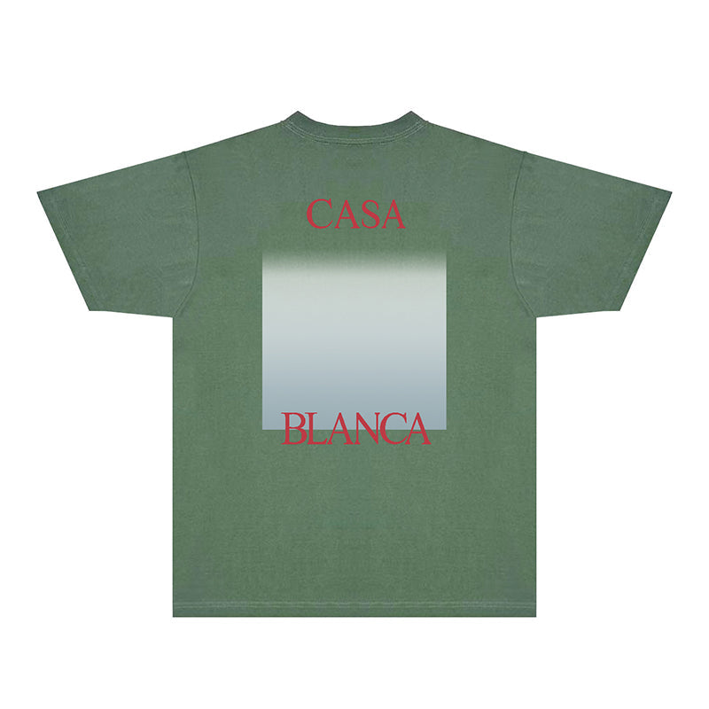 Casablanca T Shirts Fashion Print Street