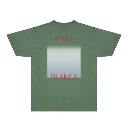 Casablanca T Shirts Fashion Print Street