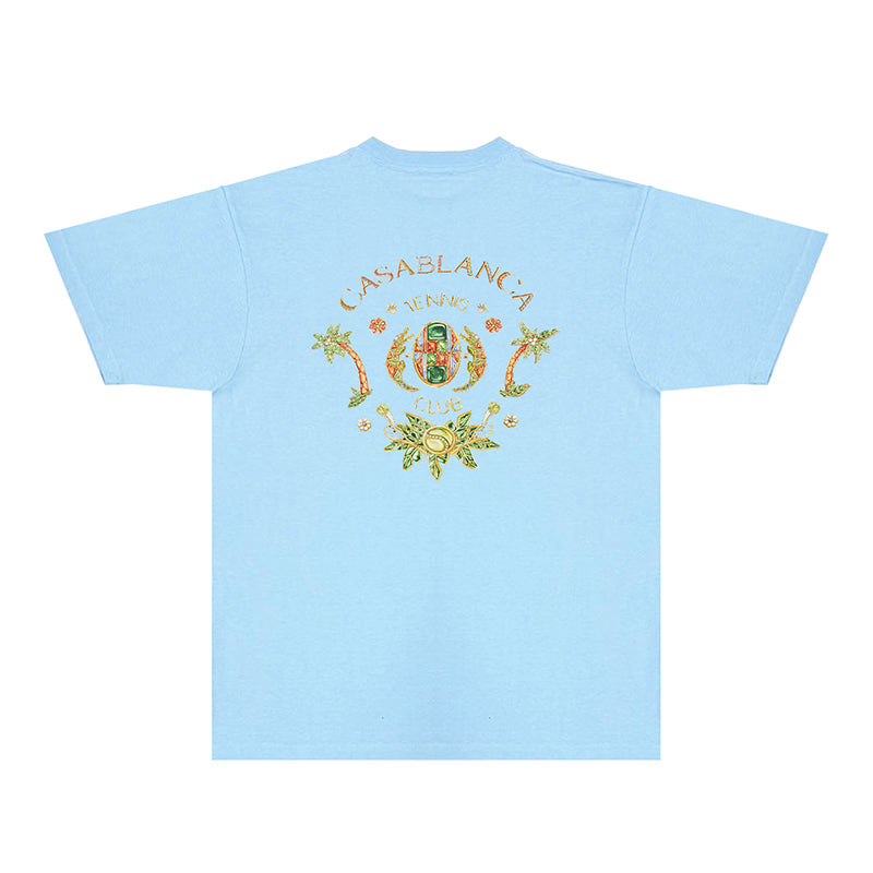 Casablanca T Shirts Fashion Print Street