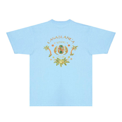 Casablanca T Shirts Fashion Print Street