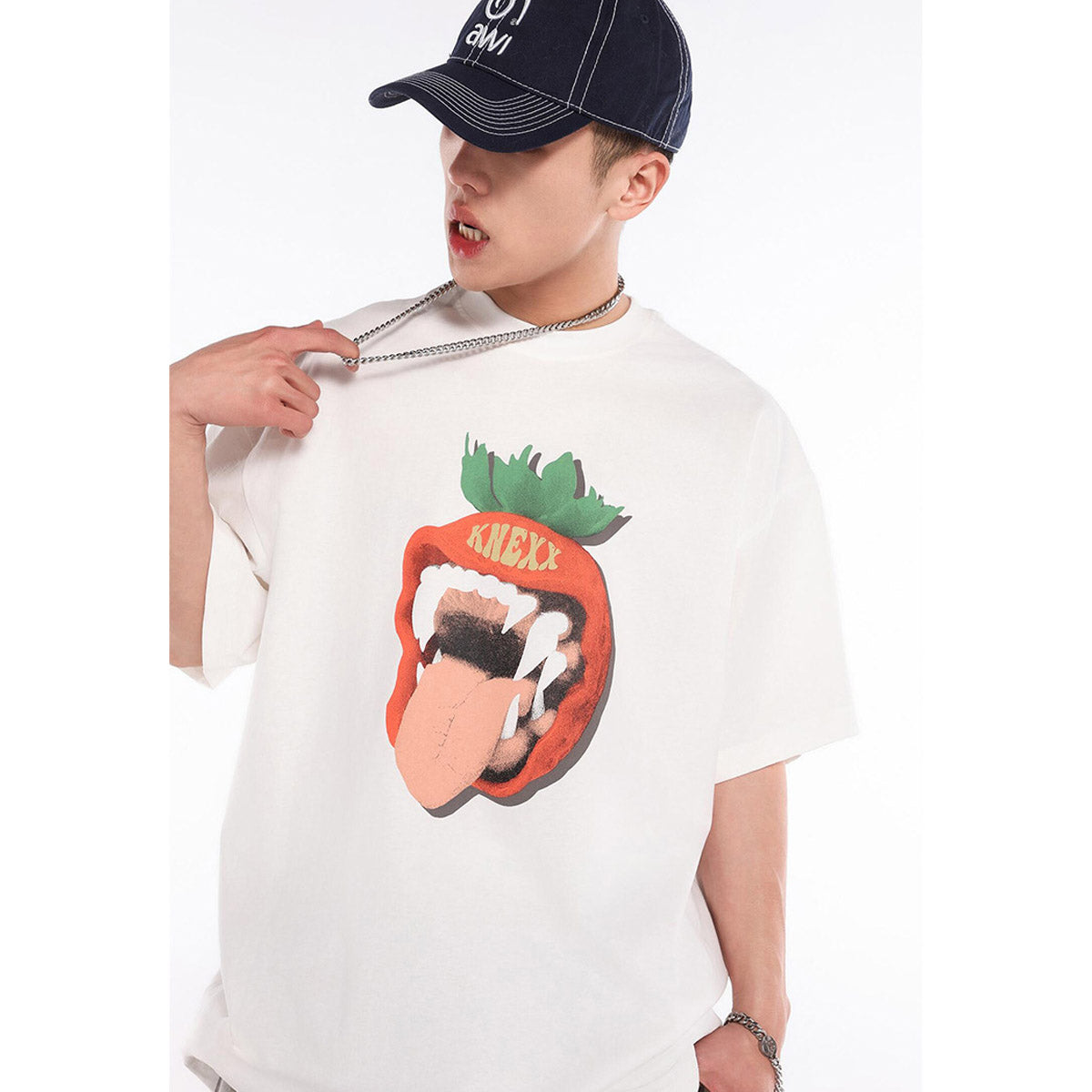 Unisex T-Shirts GALLERY DEPT Bigtooth Fun Printed Loose T-Shirt