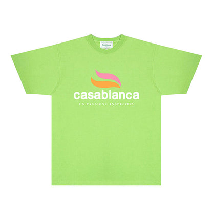 Casablanca T Shirts Fashion Print Street