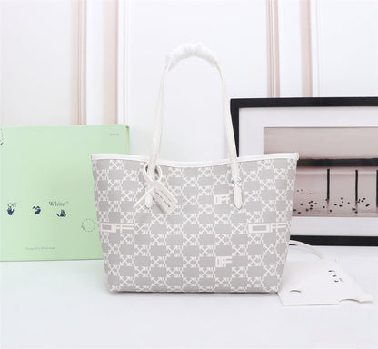 Off White Bag Casual Outdoor Convenient Tote Bag