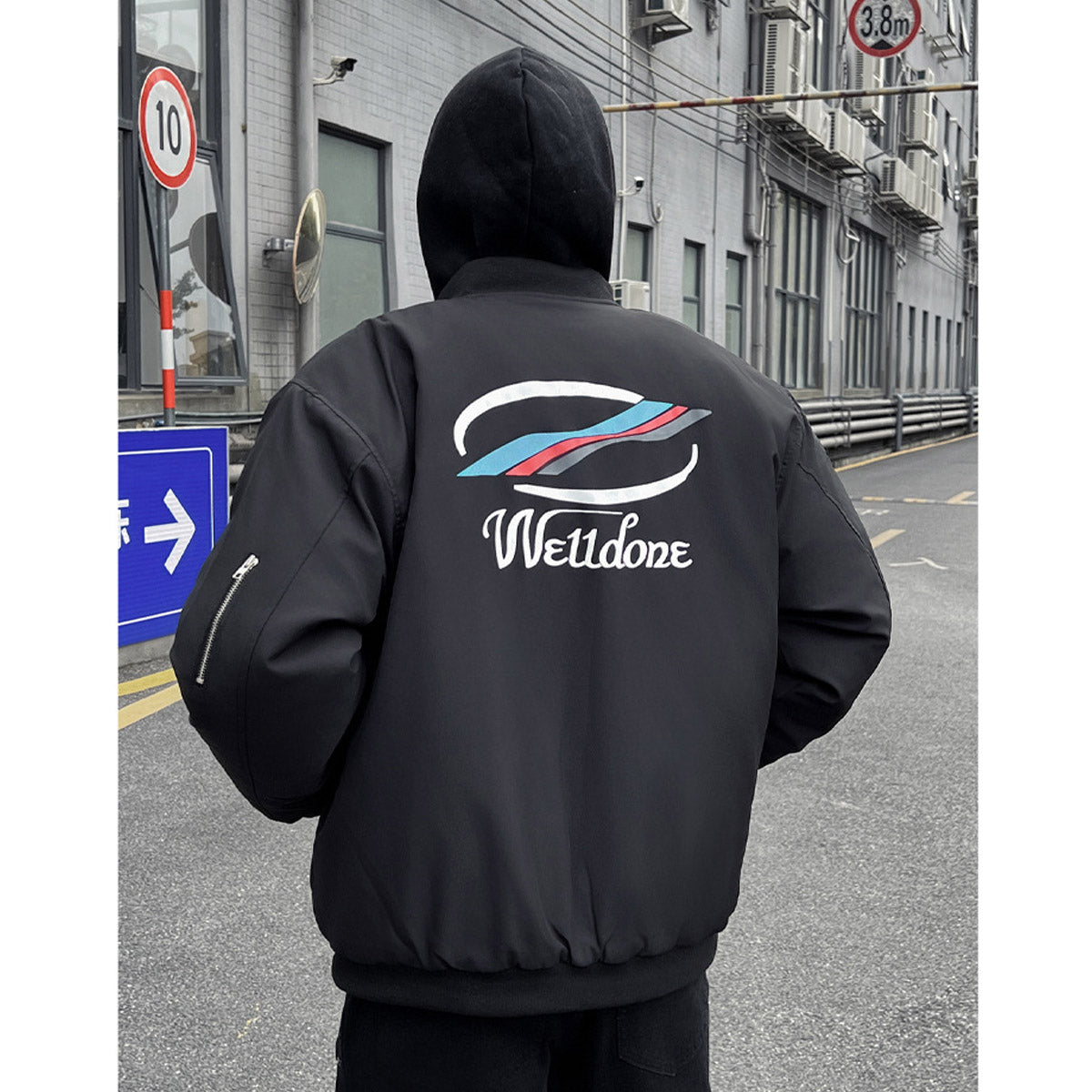 Unisex Baseball Jersey We11done Simple Loose Casual Jacket
