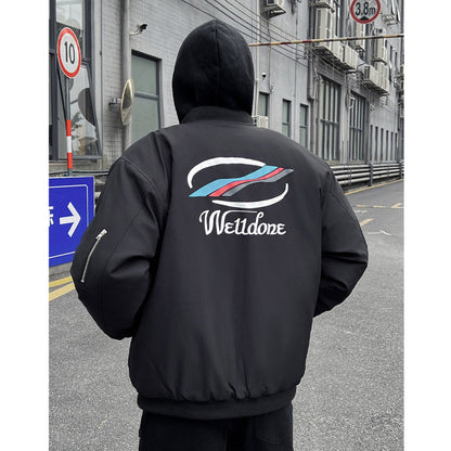 Unisex Baseball Jersey We11done Simple Loose Casual Jacket