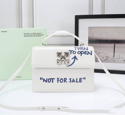 Off White Bag Casual Outdoor Convenient Tote Bag