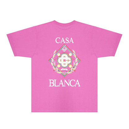 Casablanca T Shirts Fashion Print Street