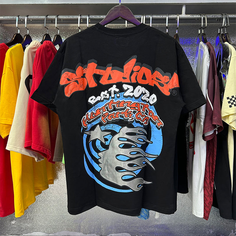 Hellstar T Shirts Retro abstract print