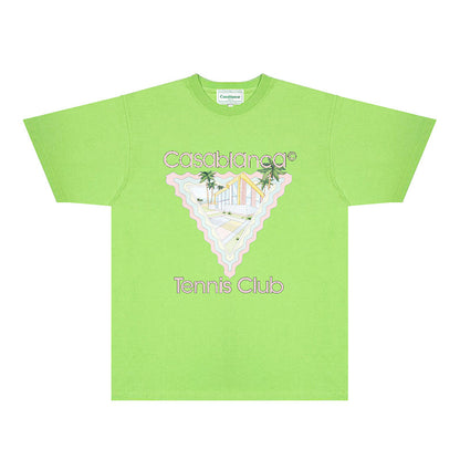 Casablanca T Shirts Fashion Print Street