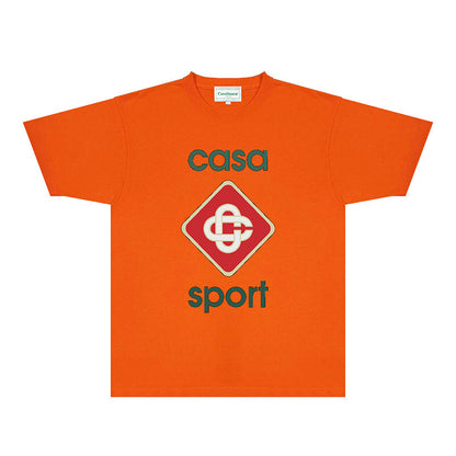Casablanca T Shirts Fashion Print Street