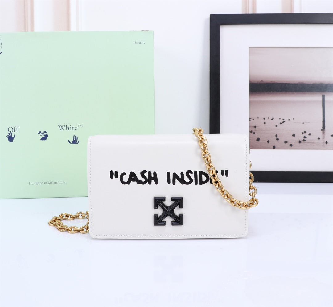 Off White Bag Casual Outdoor Convenient Tote Bag