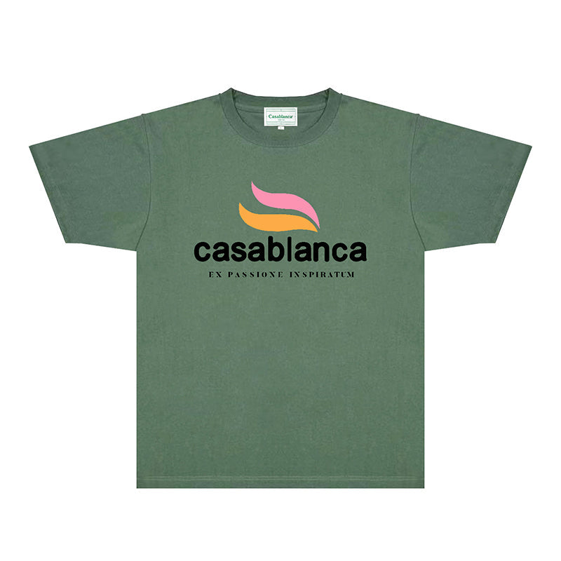 Casablanca T Shirts Fashion Print Street