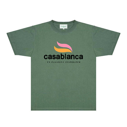 Casablanca T Shirts Fashion Print Street