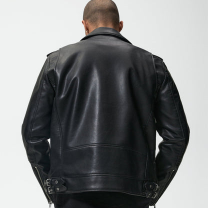 Men Motorcycle Jacket Faux Leather Motorcycle Jacket Jacket 3427/403