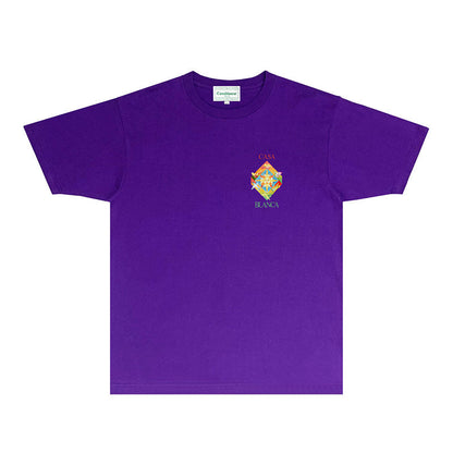 Casablanca T Shirts Fashion Print Street