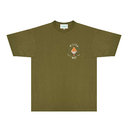 Casablanca T Shirts Fashion Print Street