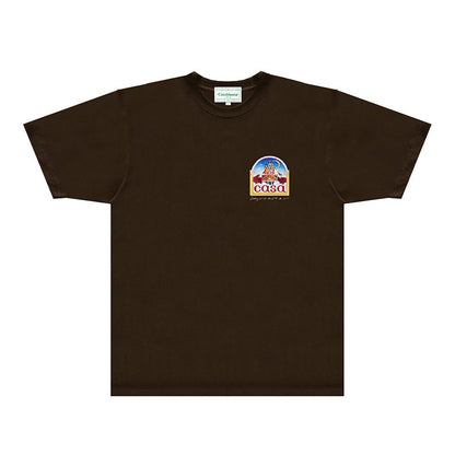 Casablanca T Shirts Fashion Print Street