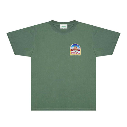 Casablanca T Shirts Fashion Print Street
