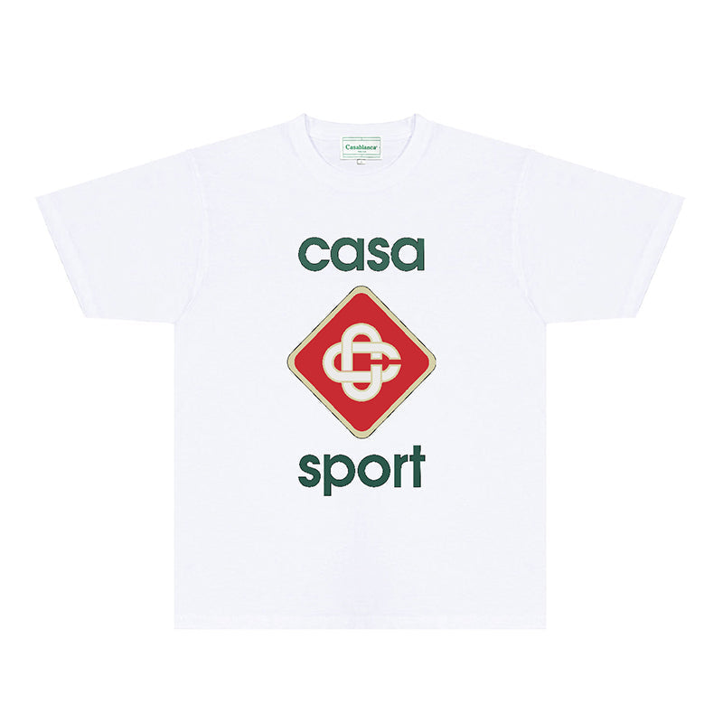 Casablanca T Shirts Fashion Print Street
