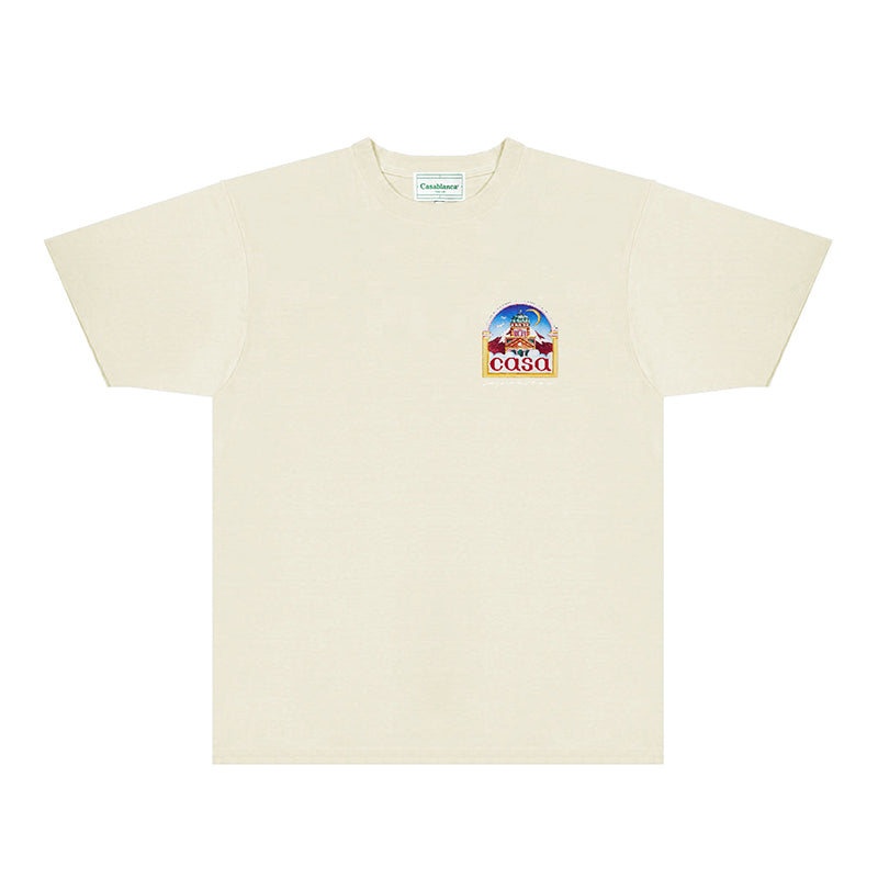 Casablanca T Shirts Fashion Print Street