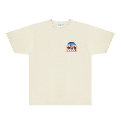 Casablanca T Shirts Fashion Print Street