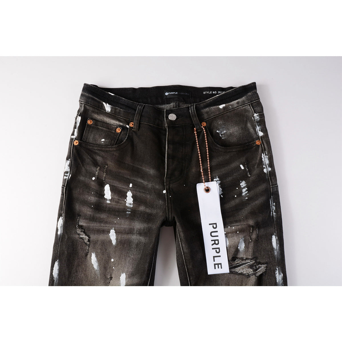 Purple Brand Jeans Pure Cotton High Street Trend #9030