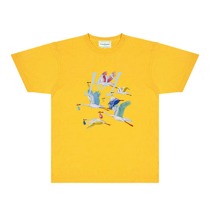 Casablanca T Shirts Fashion Print Street