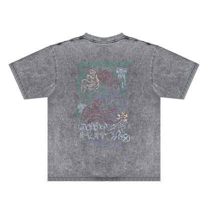 Casablanca Distressed T-Shirt