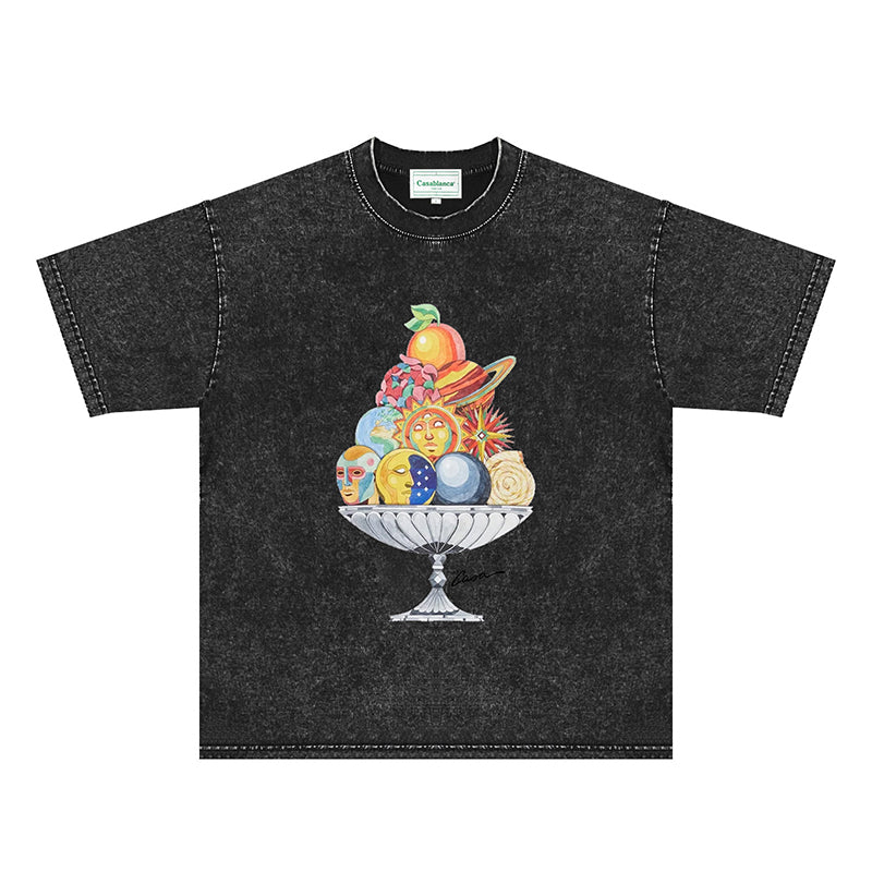 Casablanca Distressed T-Shirt