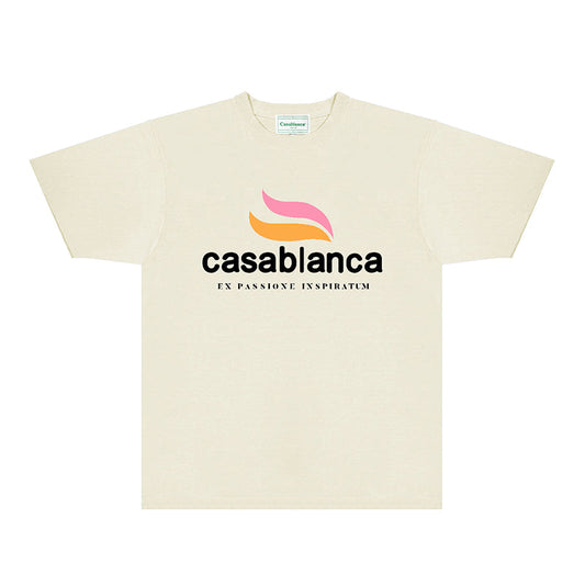 Casablanca T Shirts Fashion Print Street