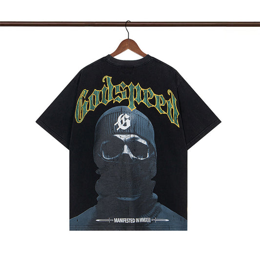 Godspeed T-Shirt Retro Fantasy Pattern