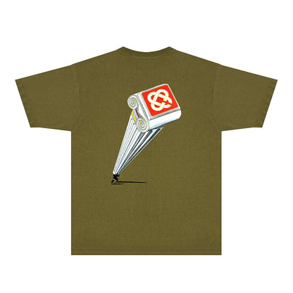 Casablanca T Shirts Fashion Print Street