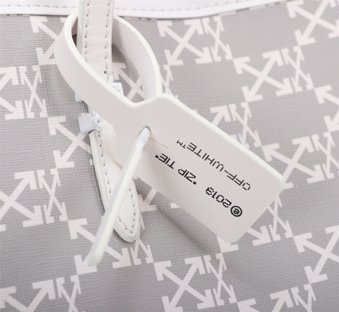 Off White Bag Casual Outdoor Convenient Tote Bag