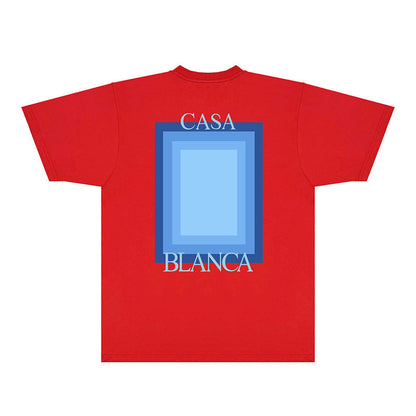 Casablanca T Shirts Fashion Print Street