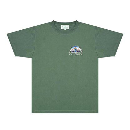 Casablanca T Shirts Fashion Print Street