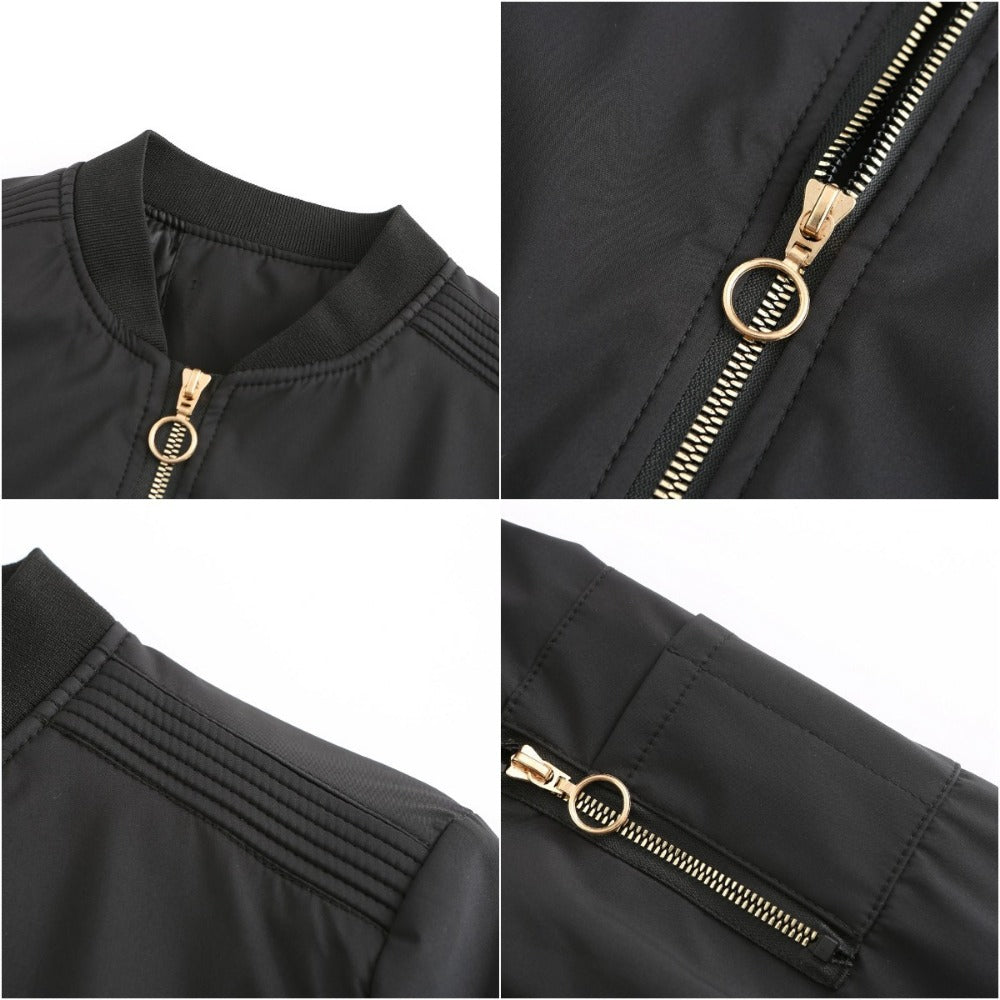 Women Trench Coat Jacket Casual Thin Cotton Fall Winter Coat