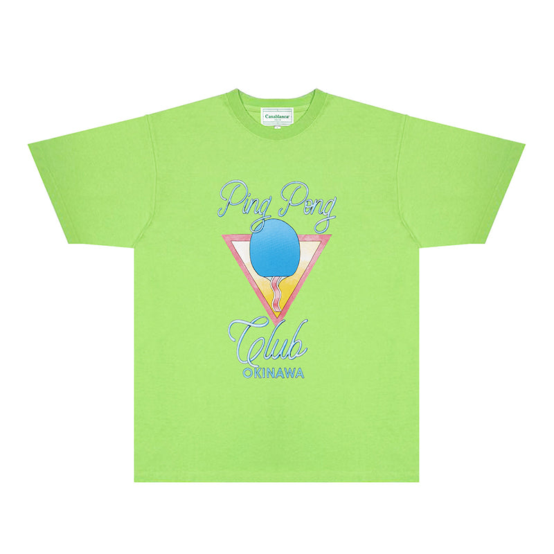 Casablanca T Shirts Fashion Print Street