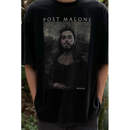 Unisex T-Shirts BIGTHING POST MALONE Twisted Humor Mona Lisa T-Shirt