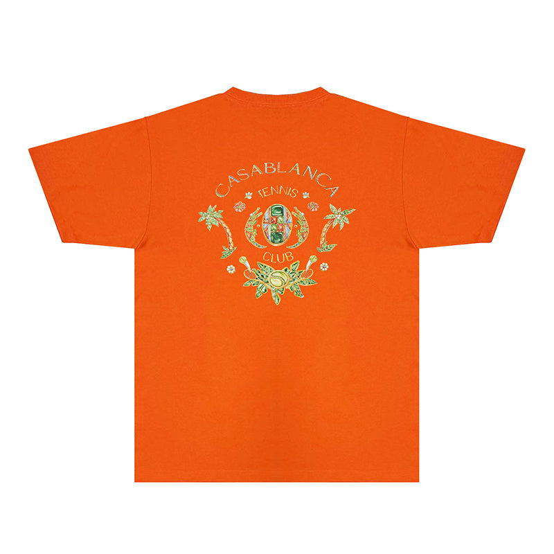 Casablanca T Shirts Fashion Print Street
